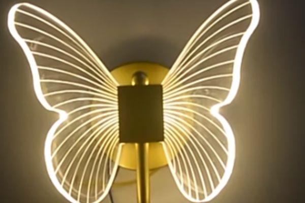 butterfly wall sconce