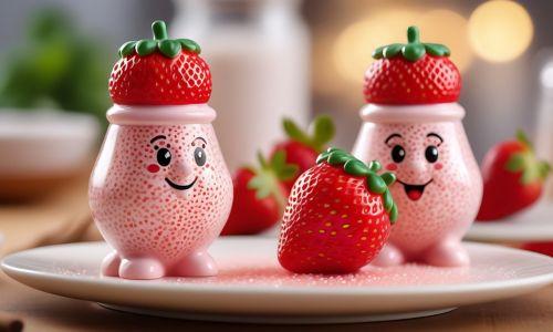 Strawberry Salt and Pepper Shakers