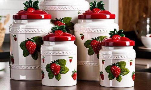Strawberry Canister Set