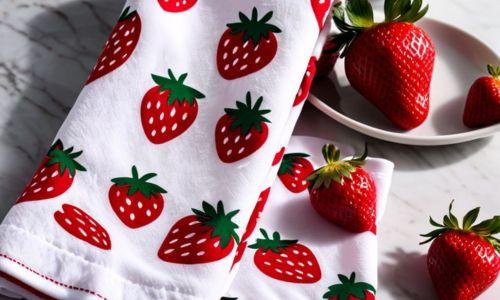 Strawberry Fields Dish Towels
