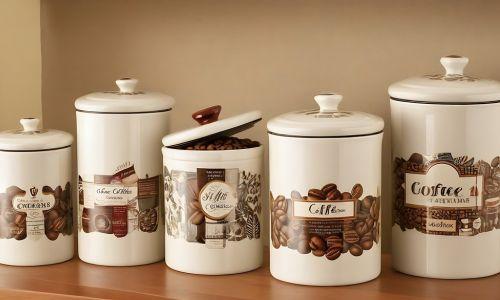 coffee-themed canister