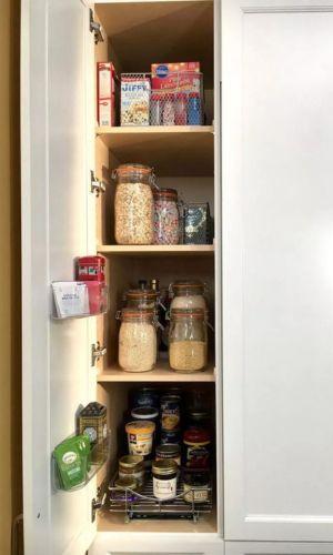small walk-in pantry