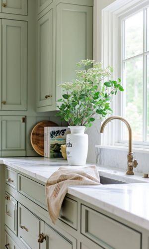Sage Green Cabinetry