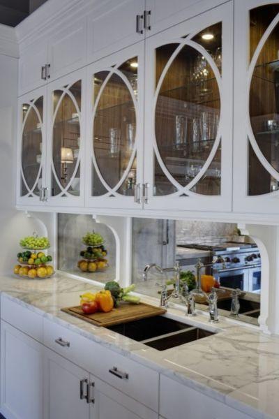 Mirrored Backsplash