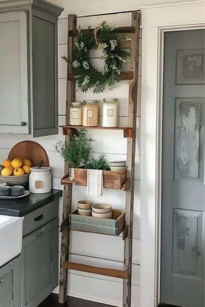 Rustic Ladder Display