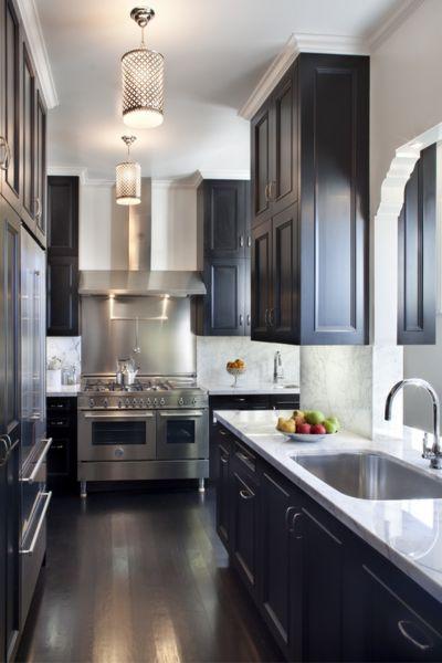 Black Cabinets in Small Kitchens