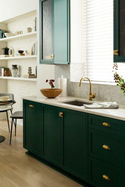 Emerald Green Cabinets