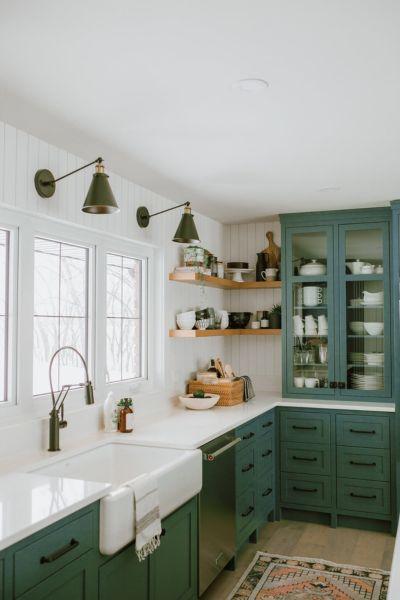 Jade Green Cabinets